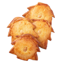 Kerstboom gevulde koek